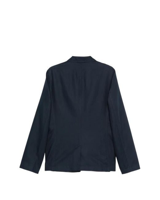 Paul Smith Blue Patch-Pocket Blazer for men
