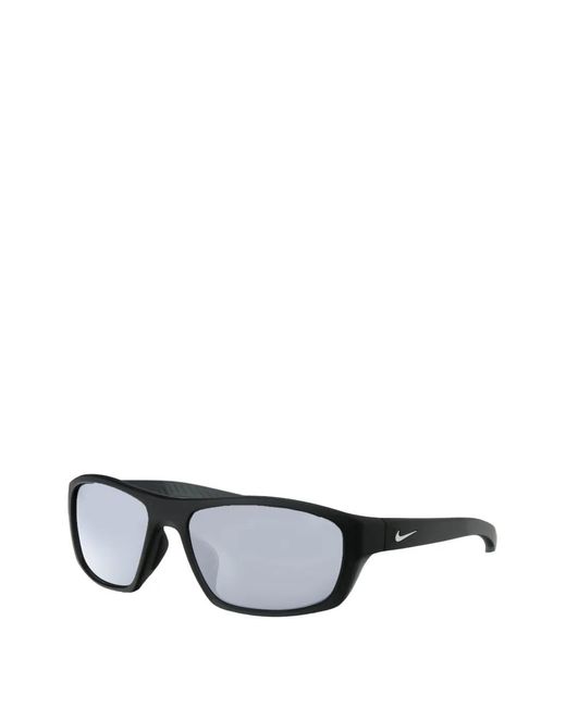 Nike Black Brazen Boost Rectangle-Frame Sunglasses
