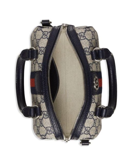 Gucci Black Ophidia GG Mini Top Handle Bag
