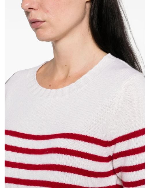 EMERSON RENALDI Red Striped Short-Sleeve T-Shirt