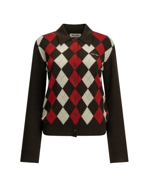 Miu Miu Black Cashmere Cardigan