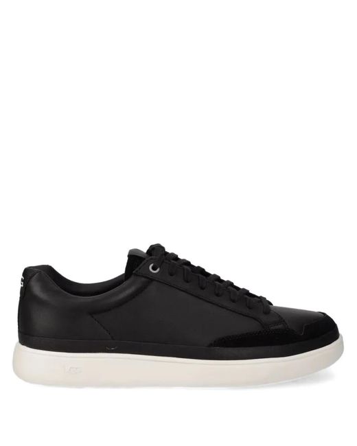 Ugg Black Leather Sneakers for men