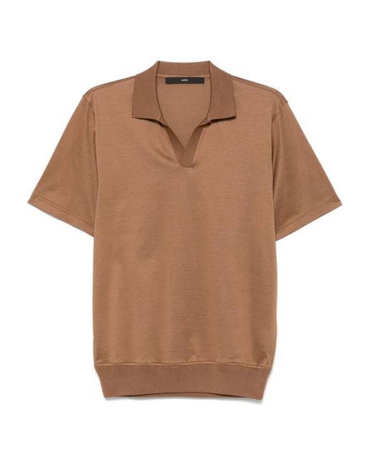SAPIO Brown Lightweight-Jersey T-Shirt for men