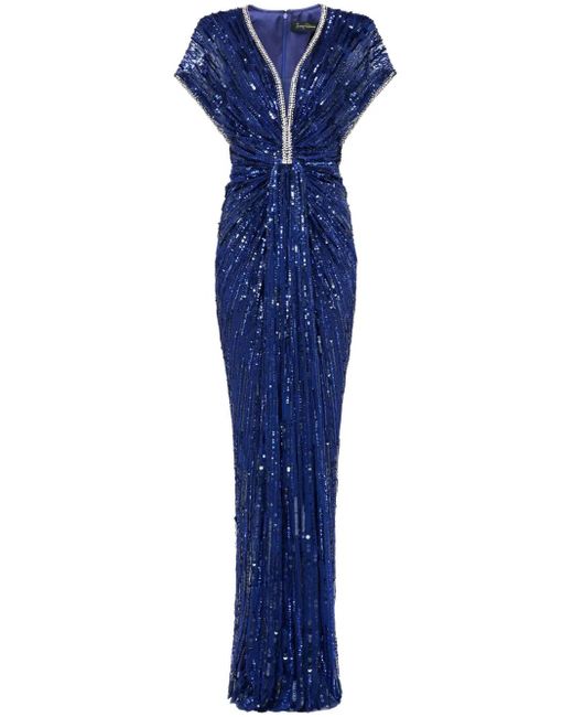 Jenny Packham Blue Zola Gown
