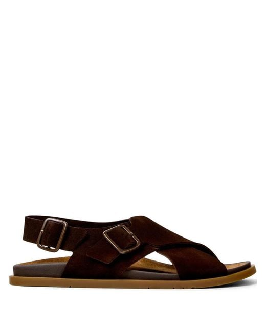 Camper Brown Lluc Slingback Sandals for men