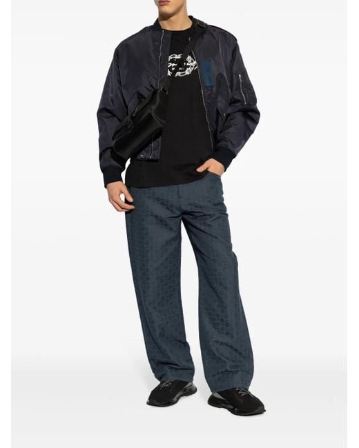 Givenchy Blue Monogram Jeans for men