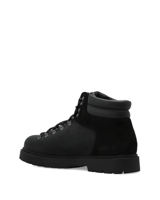 Birkenstock Black Jackson Lace-Up Leather Ankle Boots