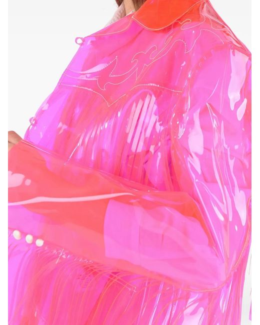 Maison Margiela Pink Fringed Jacket