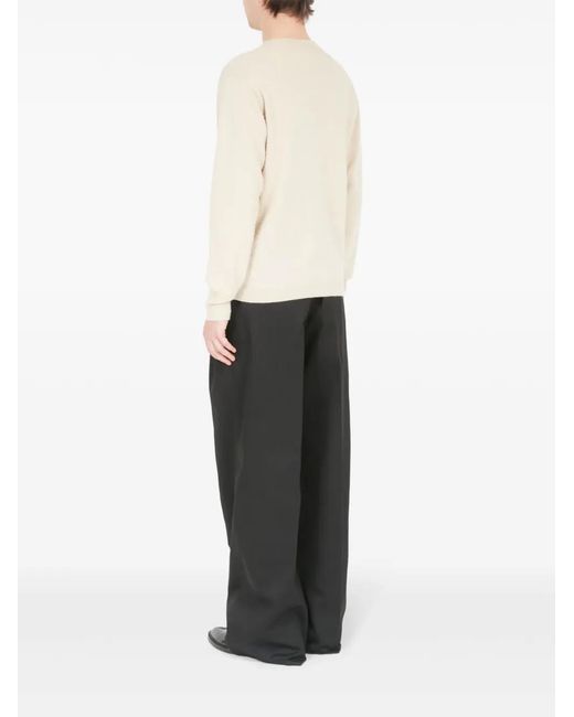 Jersey con cuello redondo Maison Margiela de hombre de color Natural