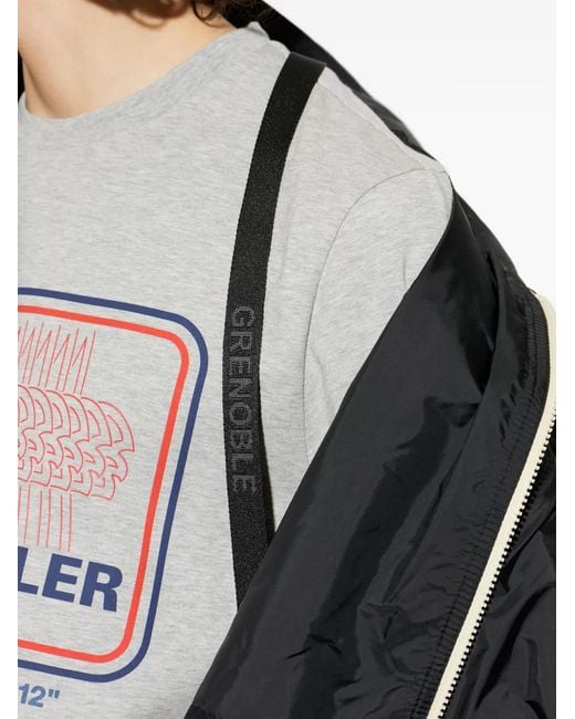 Moncler Black Brive Zip-Fastening Jacket for men