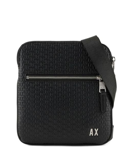 ARMANI EXCHANGE Messengertas Met Monogram in het Black voor heren