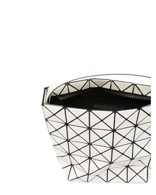 Issey Miyake Shopper Met Geometrisch Patroon in het White