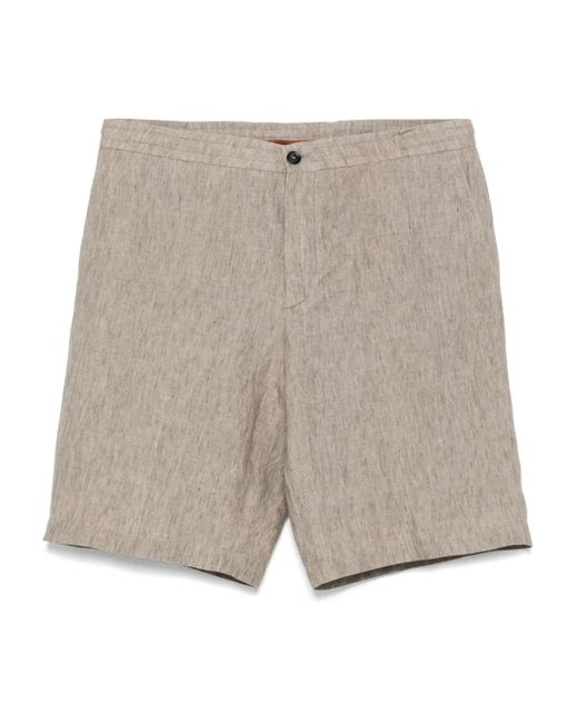 メンズ Zegna Linen Shorts Gray