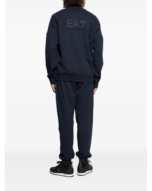 EA7 Jogginganzug mit Logo-Patch in Blue für Herren