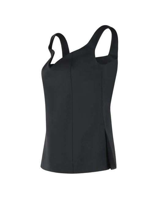 Rohe Black Off-Shoulder Blouse