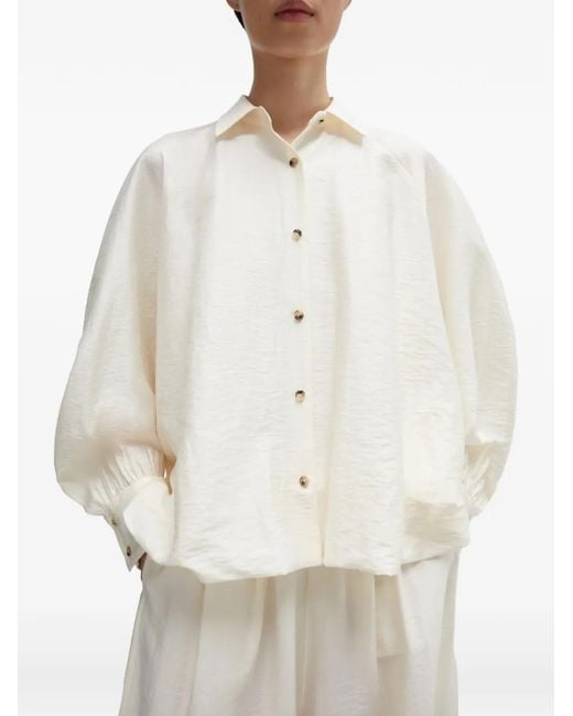 Cordera Balloon Blouse in het White