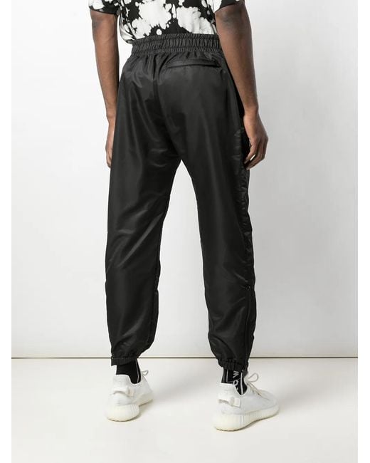 Daniel Patrick Black Parachute Track Pants for men