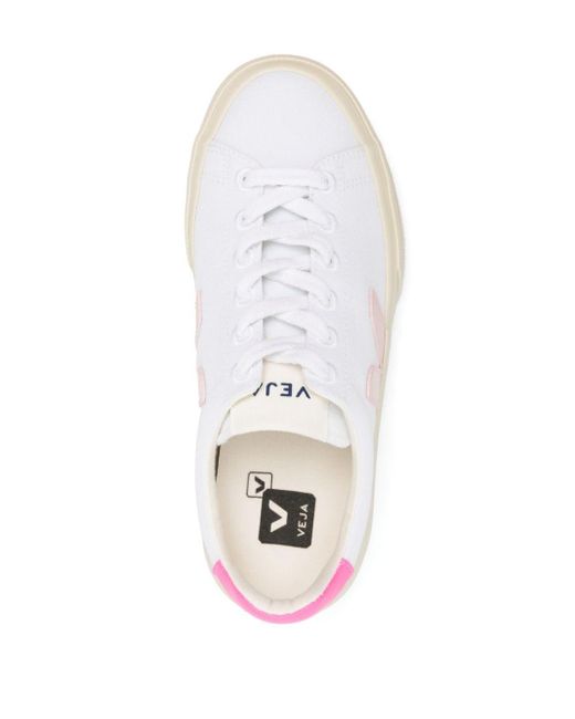 Veja Pink Campo Canvas Sneakers for men