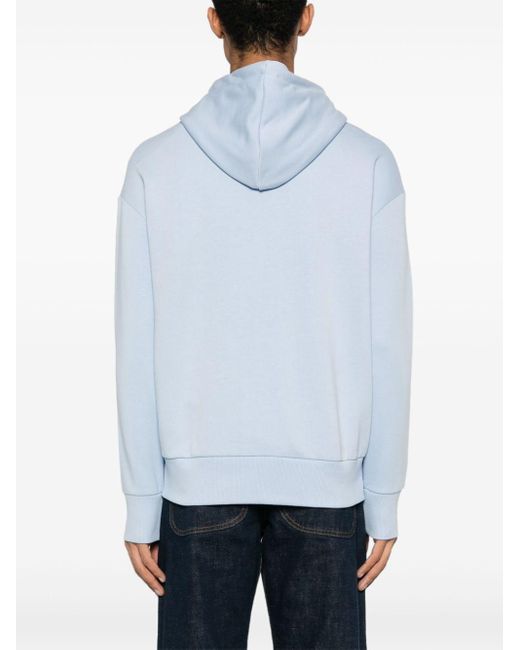 Sudadera con capucha y logo Calvin Klein de hombre de color Blue