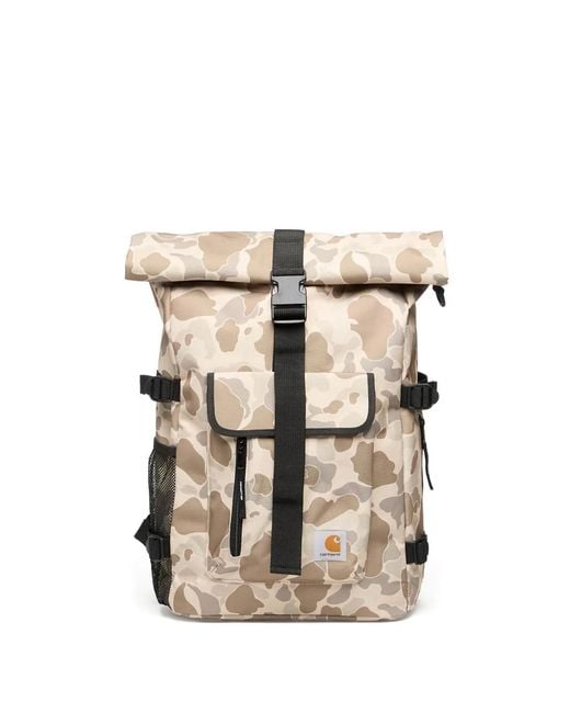 Carhartt White Rolltop Camouflage Backpack