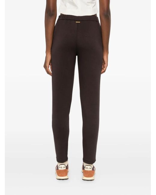 Twinset Black Gerade Hose Mit Bügelfalten