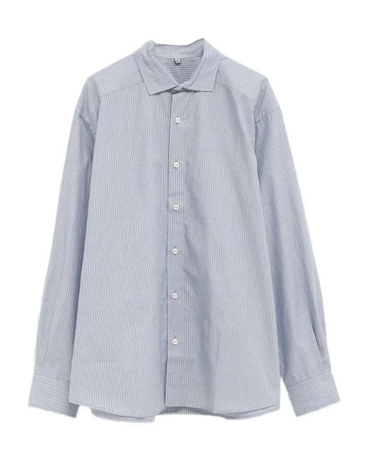 Camicia A Righe di Baserange in Blue