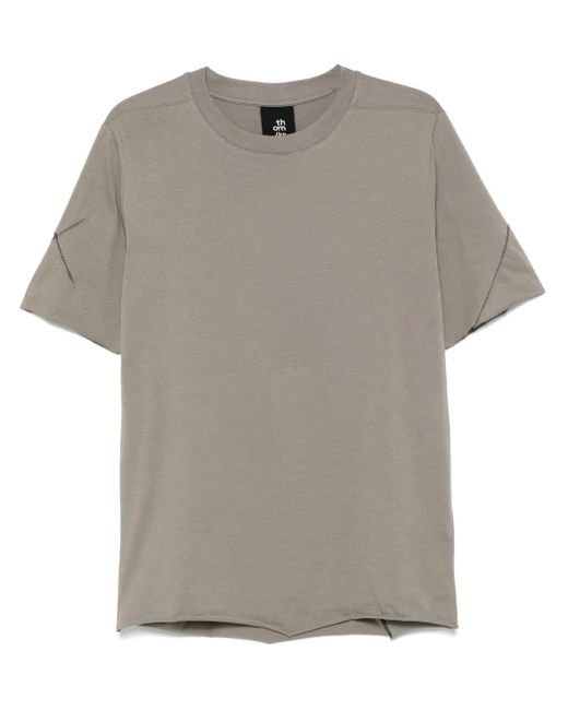 Thom Krom Gray Seam-Detail T-Shirt for men