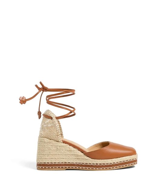 Castaner White Tinita Square-Toe Espadrilles