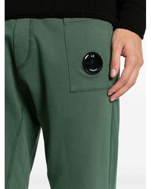 C P Company Green Utility Cotton Track Pants for men