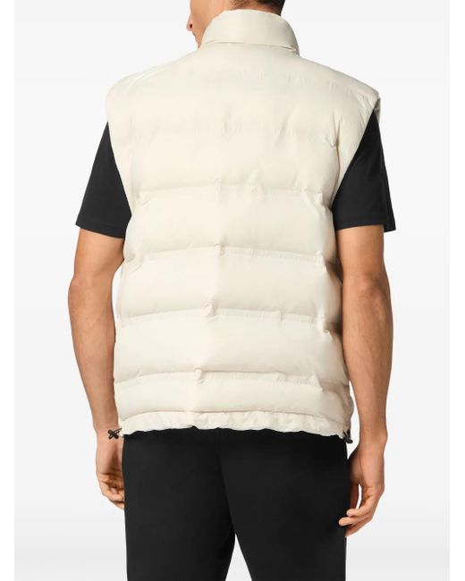 Philipp Plein Natural Reversible Padded Gilet for men