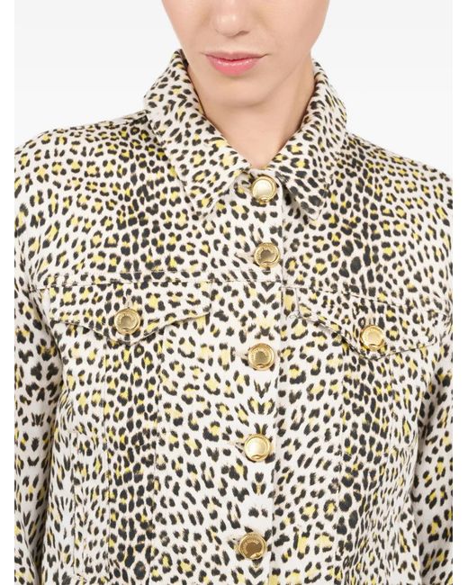 Roberto Cavalli White Pop Jaguar Jacket