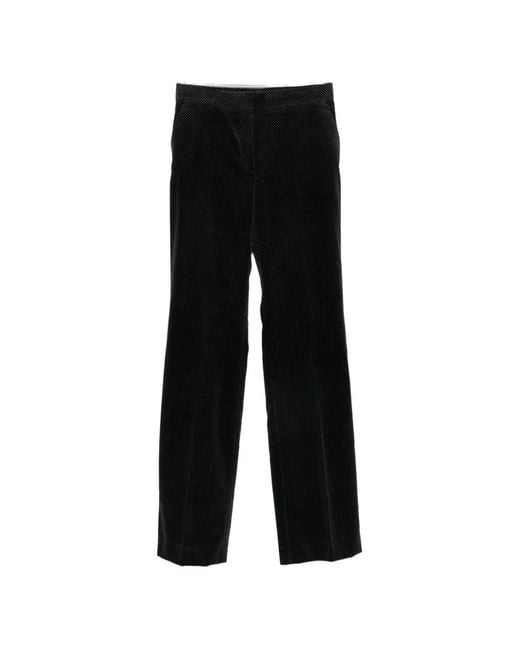 Tom Ford Black Polka-Dot Velvet Trousers