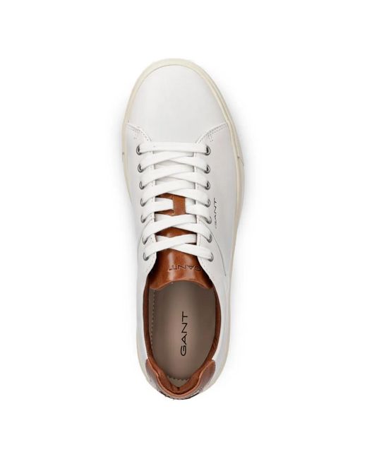 Gant White Baskets Mcjulien En Cuir for men
