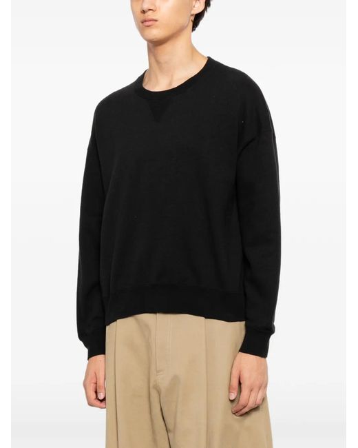 Visvim Black Ultimate Jumbo Sweater for men