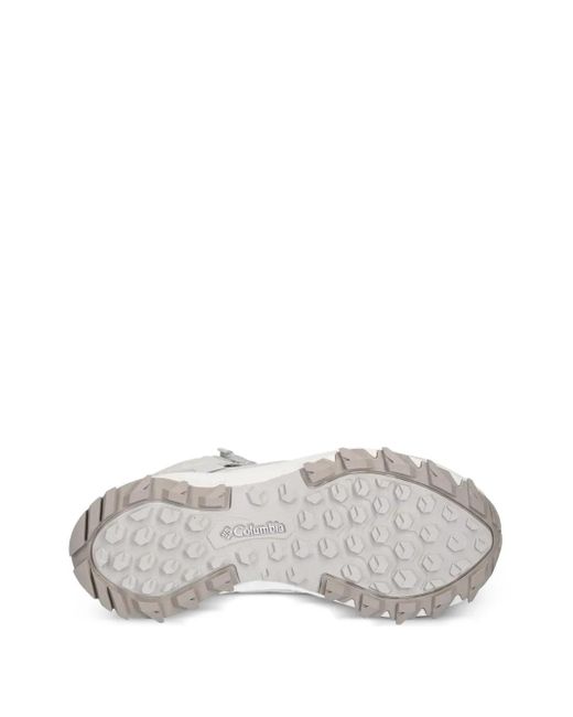 Columbia White Mesh-Panel Hiking Boots