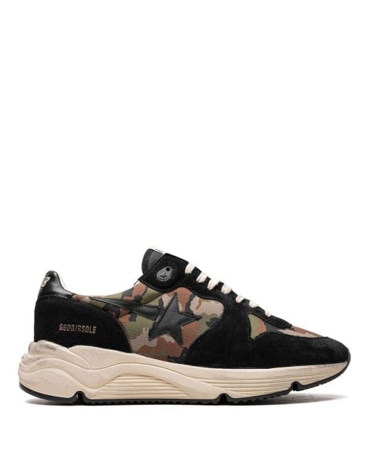 Zapatillas Running Sole con estampado militar Golden Goose Deluxe Brand de color Black