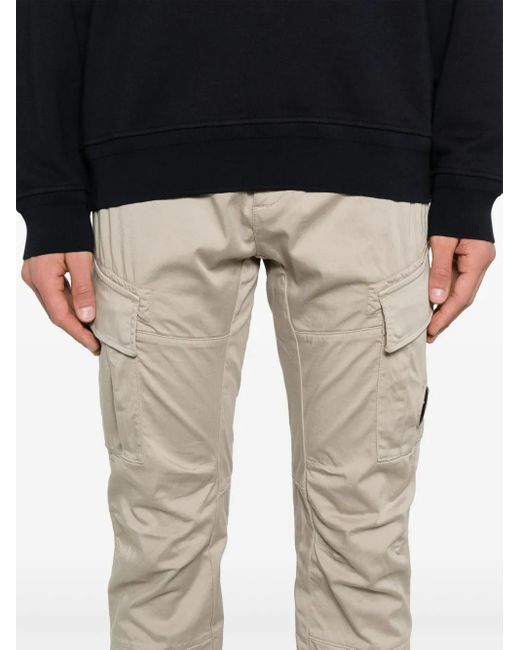 C P Company Natural Lens-Detail Cargo Pants for men