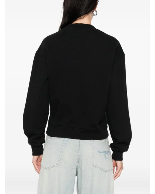 Axel Arigato Black Loops Sweatshirt mit Stickerei
