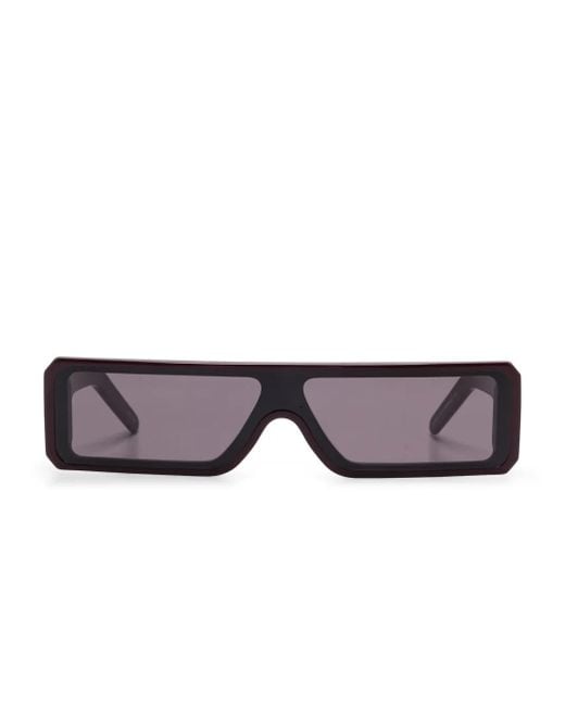 Rick Owens Brown Geth Sunglasses