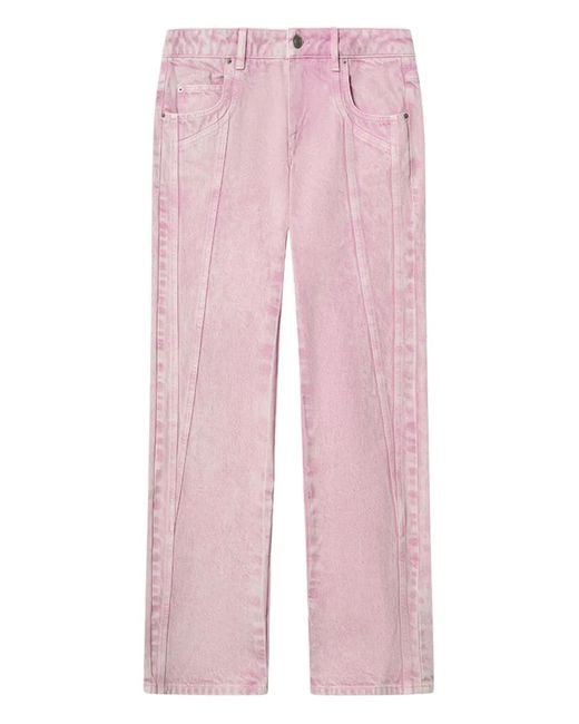 Isabel Marant Pink Jaylis Five-Pockets Jeans