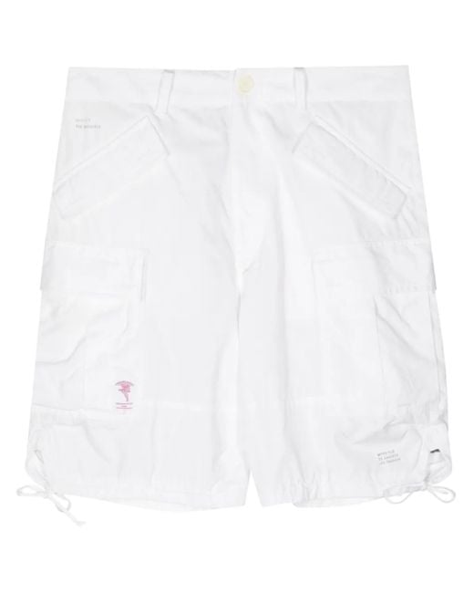 Pantalones Cortos Con Múltiples Bolsillos Undercover de hombre de color White