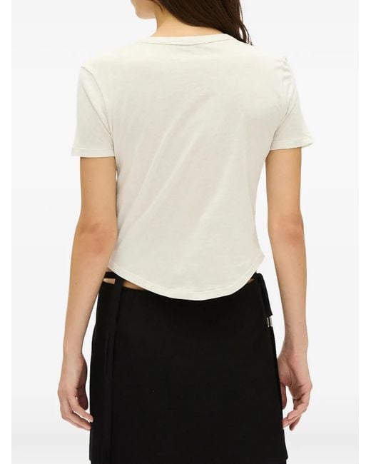Ann Demeulemeester White Floor T-Shirt