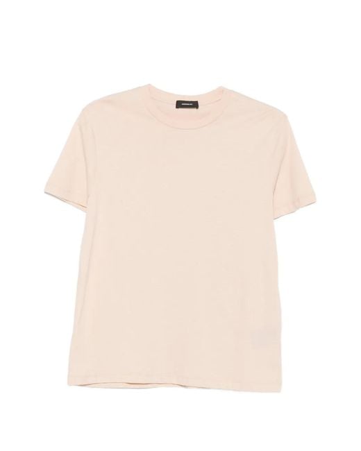 Wardrobe NYC Natural Crew-Neck Short-Sleeve T-Shirt