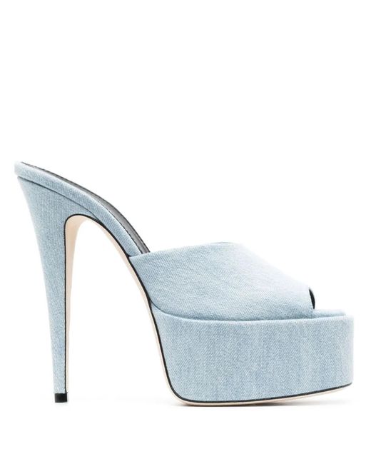 Paris Texas Blue 145Mm Marina Denim Sandals
