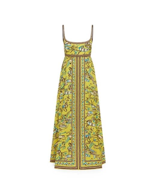 ALÉMAIS Green Fish Sticks Sundress