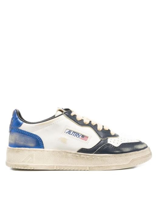 Autry Blue Super Vintage Sneakers