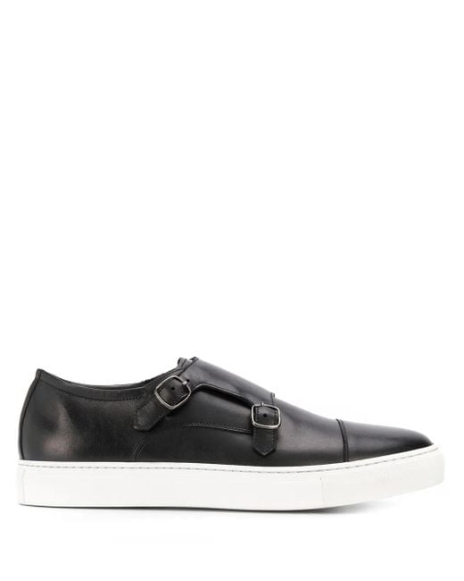 Scarosso Gray Fabio Double Buckle Sneakers for men