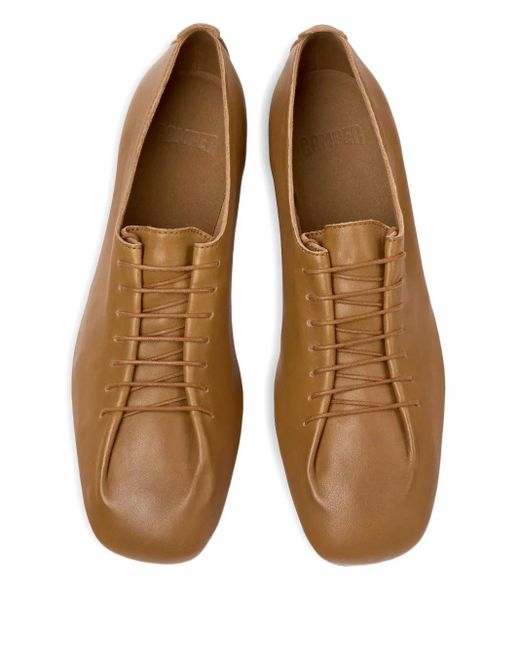 Camper Casi Myra レザーシューズ Brown