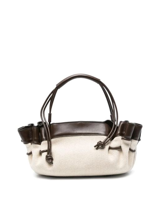 Borsa A Spalla Arta di Hereu in Metallic