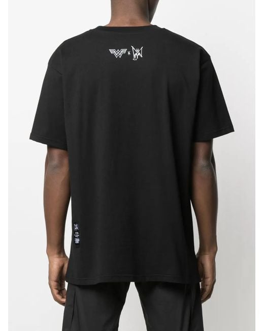 MJB Black Graphic-Print T-Shirt for men